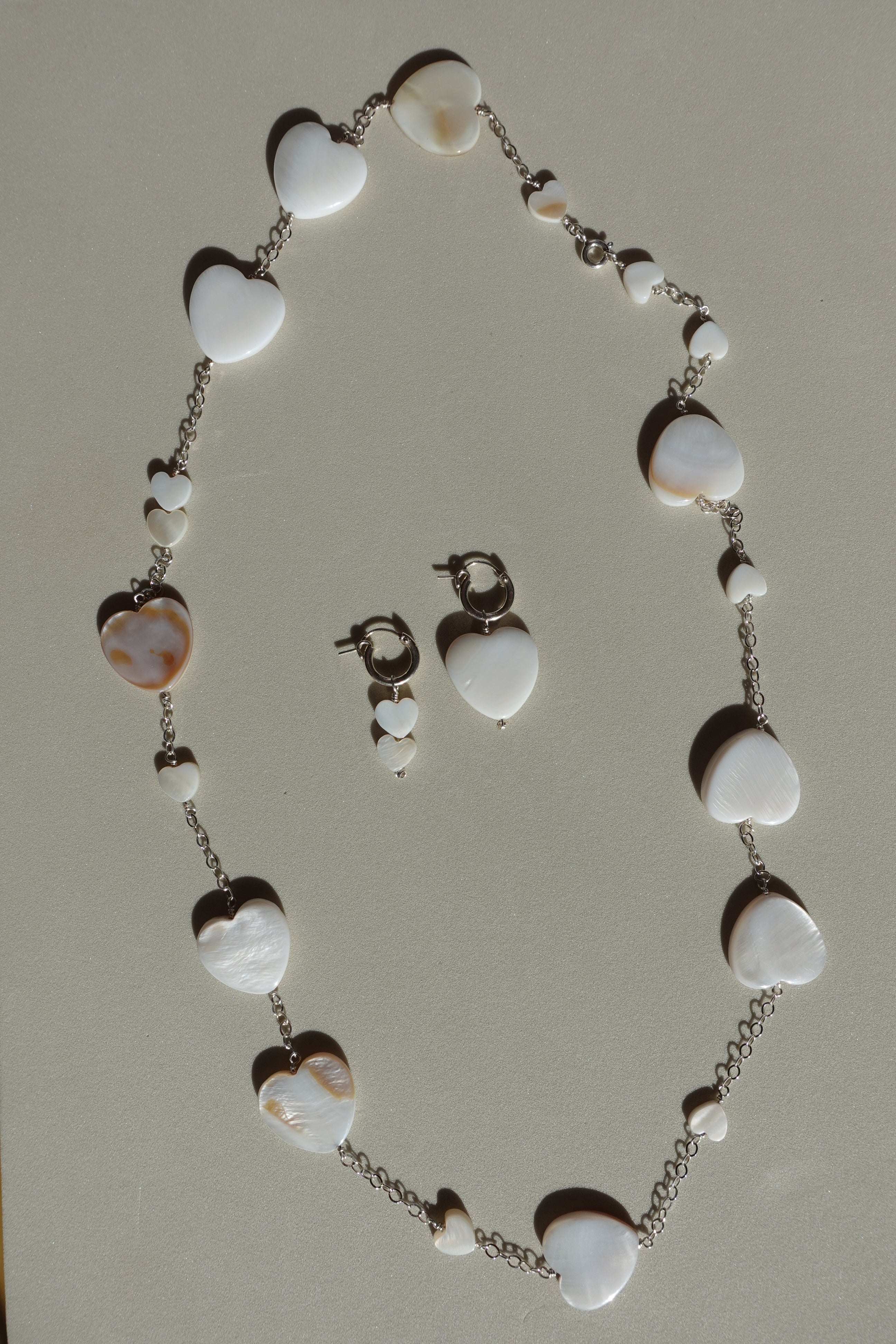 Mother-of-Pearl Heart Necklace – ARGI DANELI