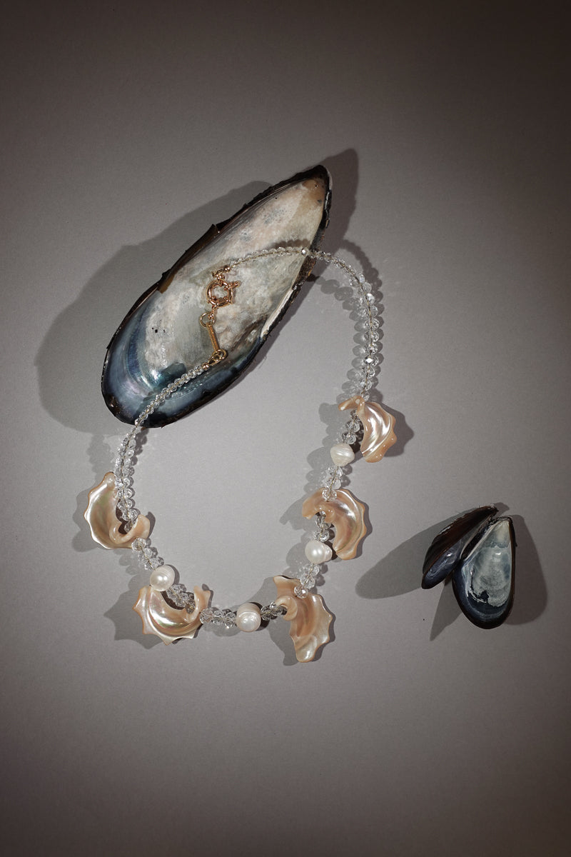 Crystal Shell Necklace