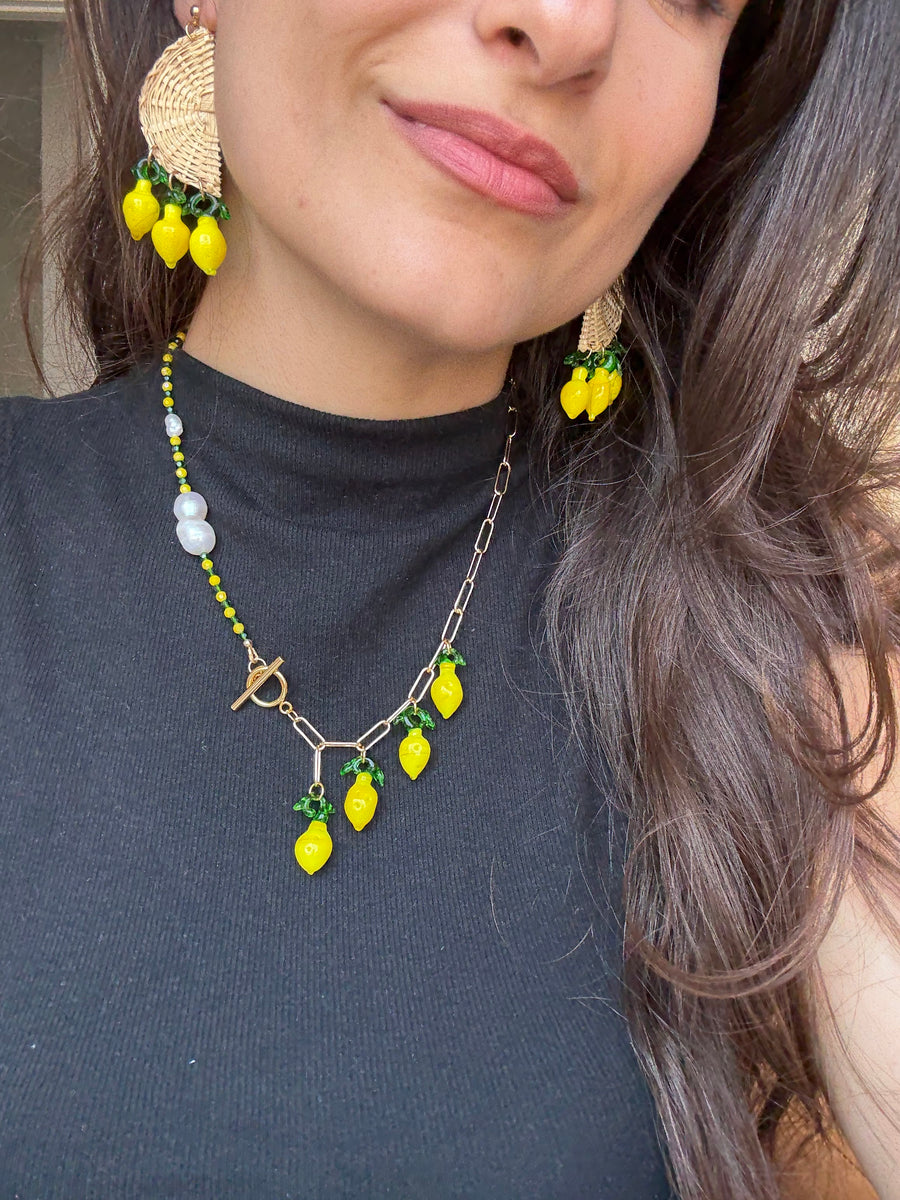 I Like It Lemon Necklace