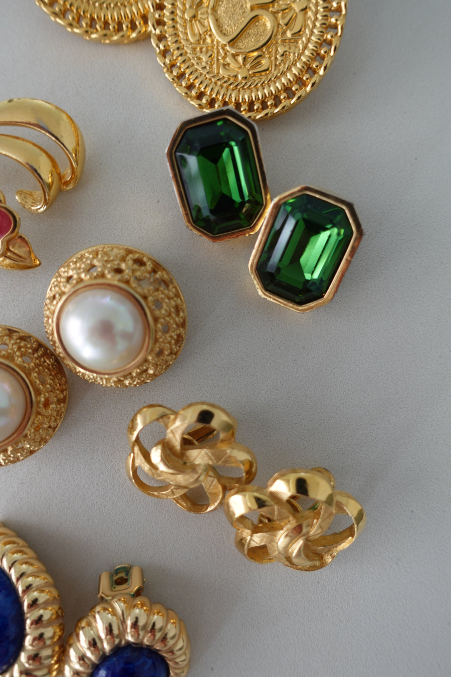 Dior Emerald Clip-on Earrings