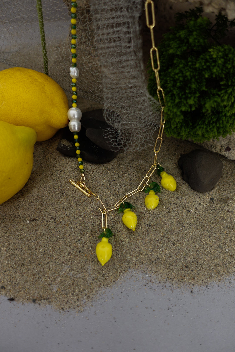I Like It Lemon Necklace