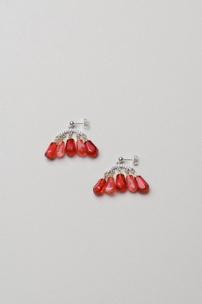 Pomegranate Rainbow Earrings