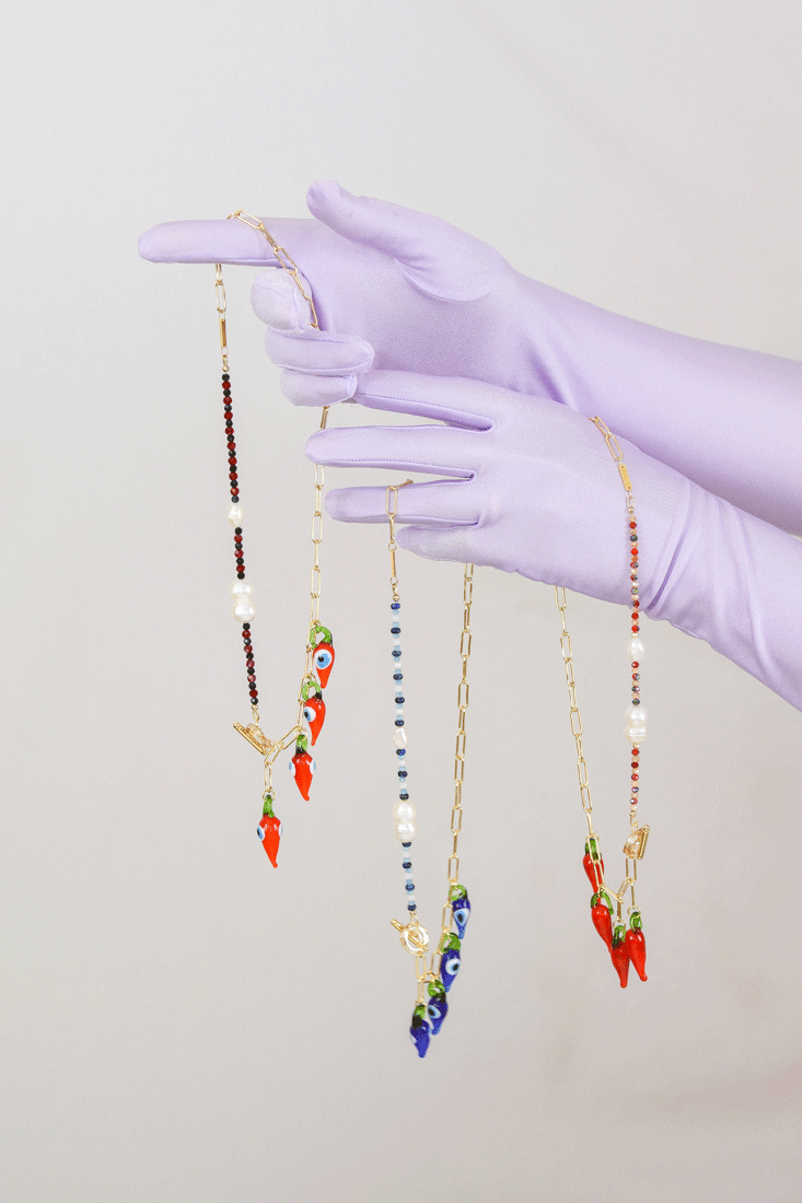 I LIKE IT CHILI Necklace - Blue Evil Eye