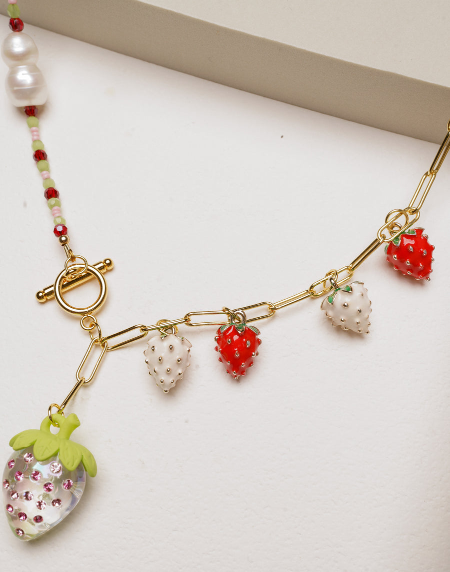 I Like It Strawberry Necklace