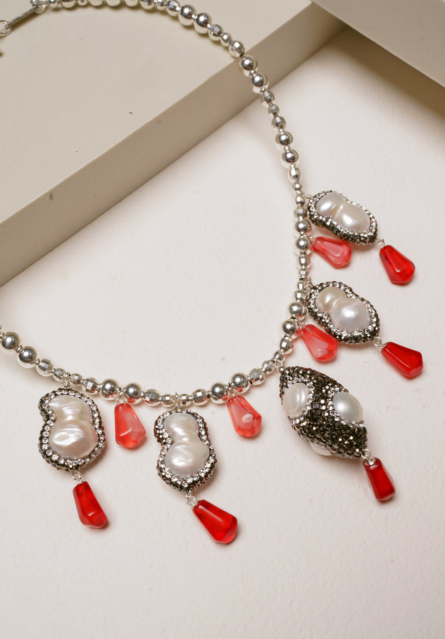 Crystallized Pomegranate Necklace