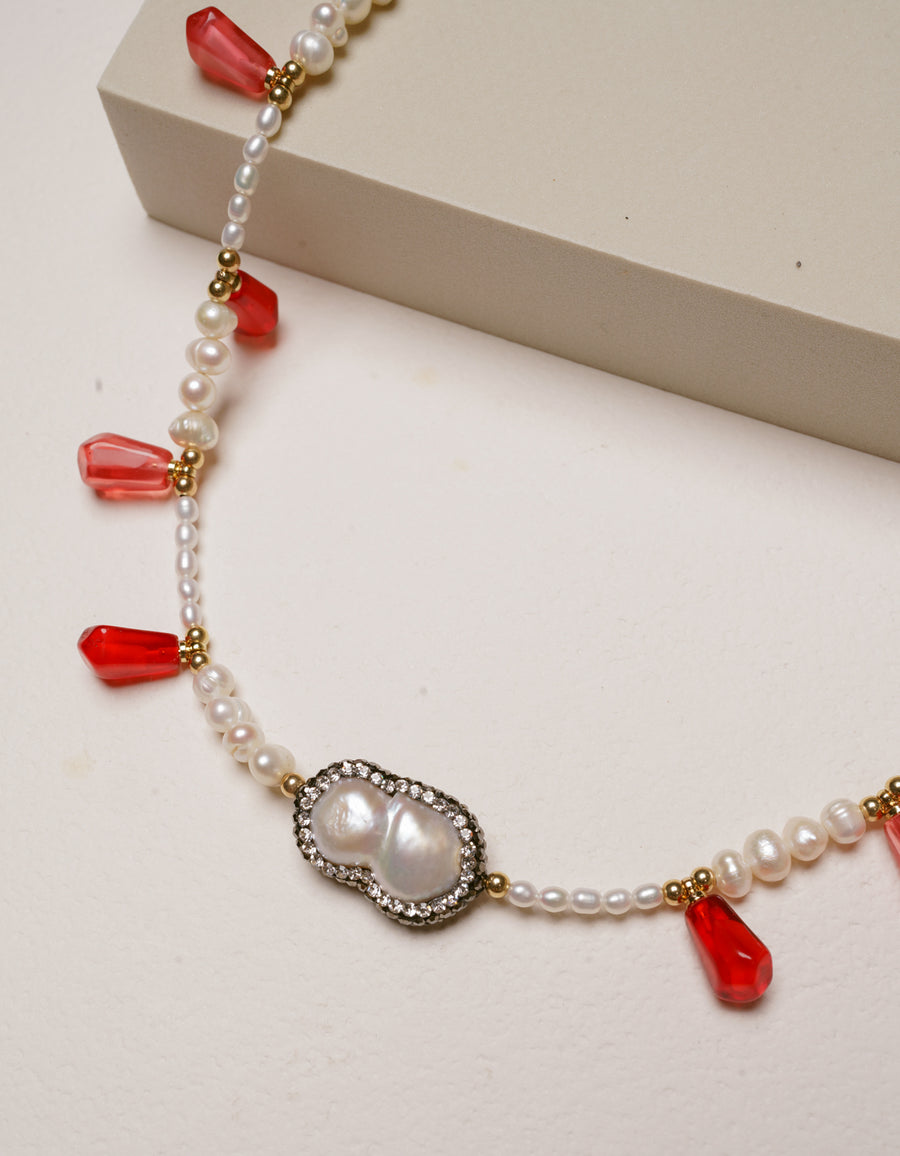 The Only Seed Necklace - Pomegranate