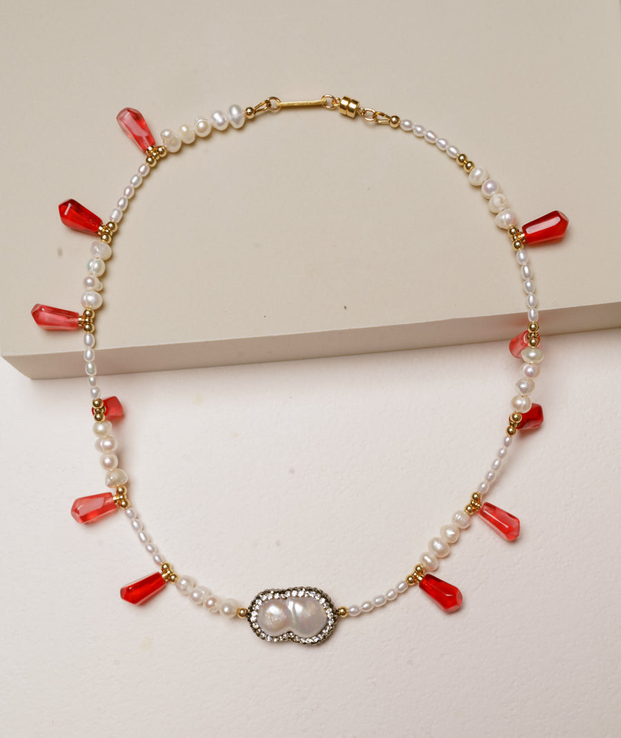 The Only Seed Necklace - Pomegranate